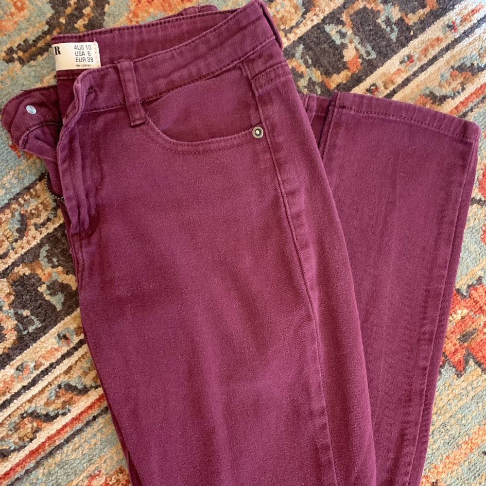 CottonOn Maroon Jeans